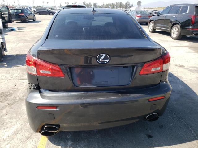 JTHBK262775026081 - 2007 LEXUS IS 250 GRAY photo 6