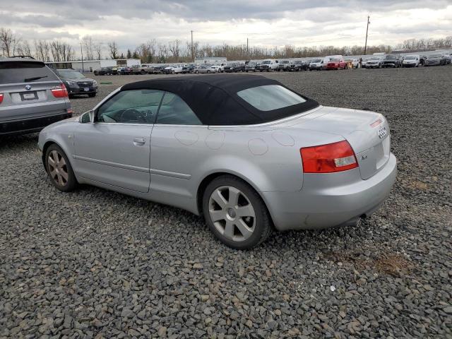 WAUAC48H54K015856 - 2004 AUDI A4 1.8 CABRIOLET GRAY photo 2