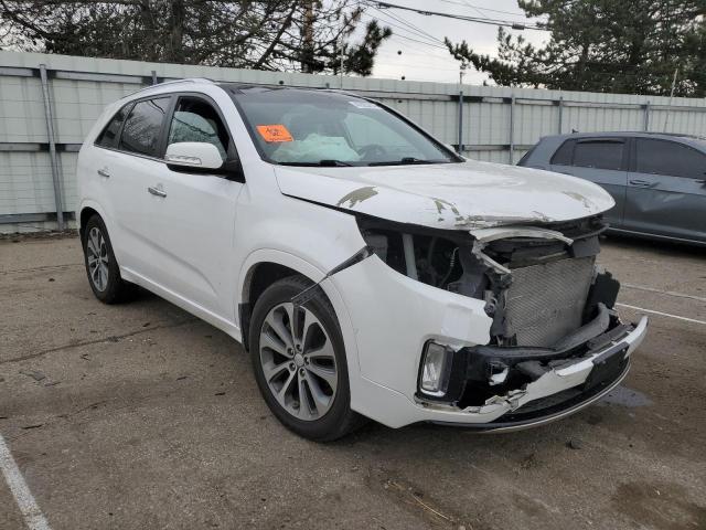 5XYKW4A70FG562218 - 2015 KIA SORENTO SX WHITE photo 4