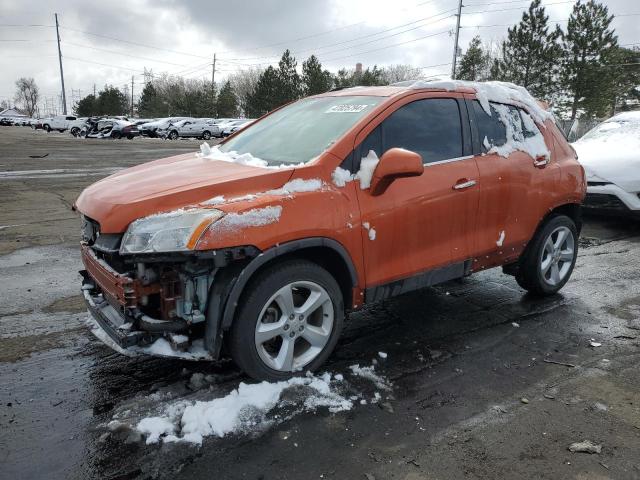 KL7CJTSB3FB071990 - 2015 CHEVROLET TRAX LTZ ORANGE photo 1