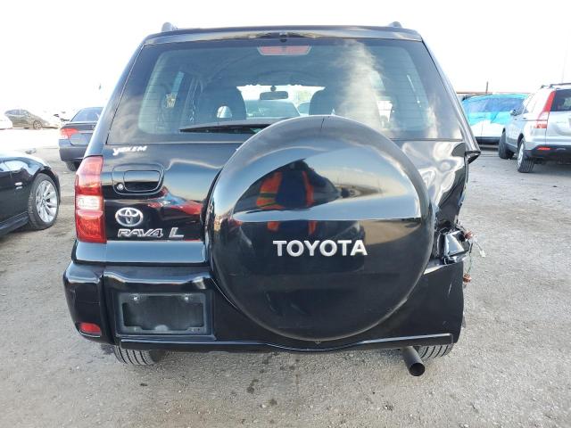 JTEGD20V250047768 - 2005 TOYOTA RAV4 BLACK photo 6