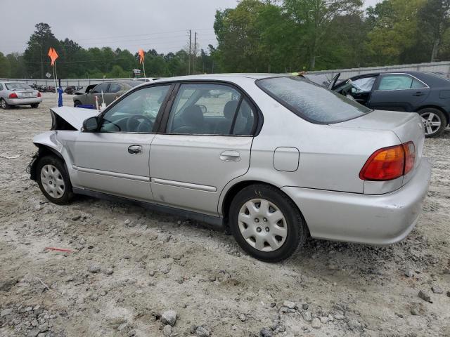 2HGEJ6614XH583119 - 1999 HONDA CIVIC BASE SILVER photo 2