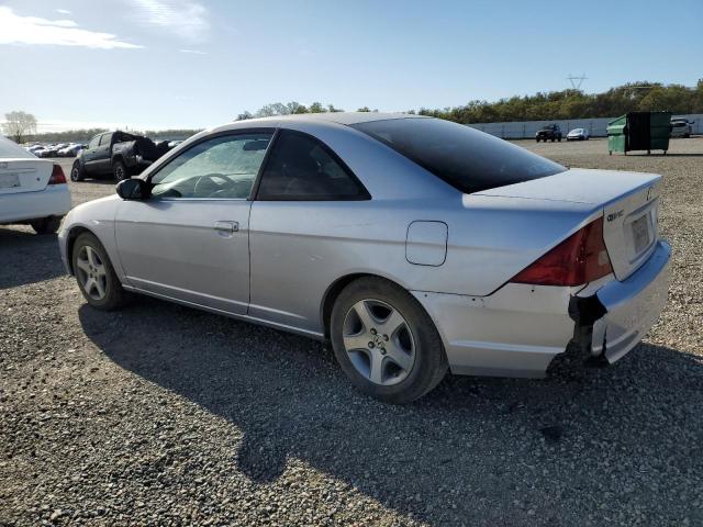 1HGEM22672L003780 - 2002 HONDA CIVIC LX SILVER photo 2