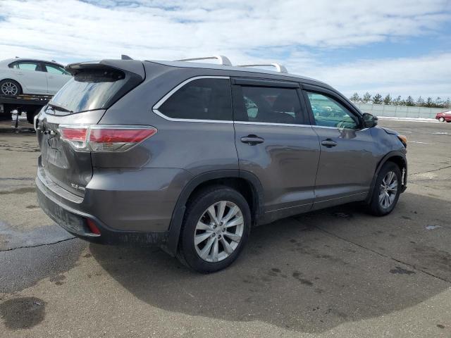 5TDJKRFH6FS160213 - 2015 TOYOTA HIGHLANDER XLE 灰色 照片 3