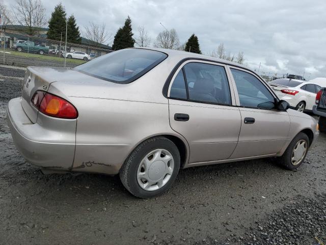 1NXBR12E91Z447414 - 2001 TOYOTA COROLLA CE TAN photo 3