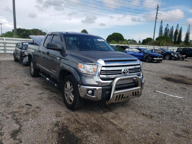5TFRW5F12GX201824 - 2016 TOYOTA TUNDRA DOUBLE CAB SR/SR5 GRAY photo 1