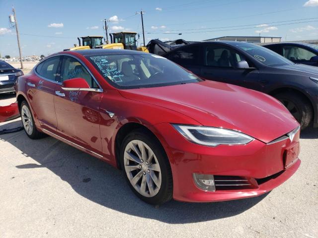 5YJSA1E10HF215145 - 2017 TESLA MODEL S 红色 照片 4