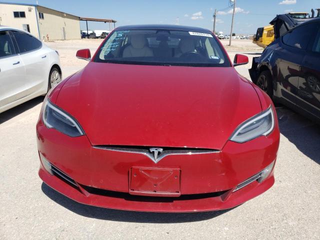 5YJSA1E10HF215145 - 2017 TESLA MODEL S 红色 照片 5