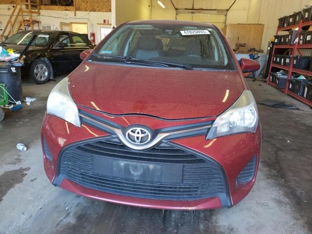 VNKKTUD31HA085813 - 2017 TOYOTA YARIS L BURGUNDY photo 5