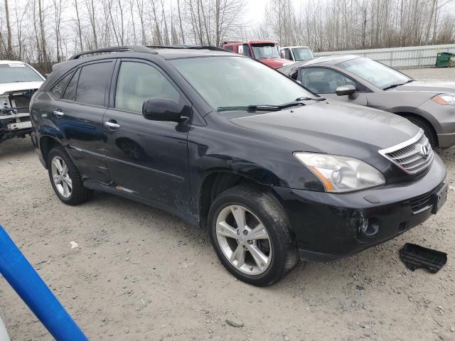 JTJHW31U382861402 - 2008 LEXUS RX 400H BLACK photo 4