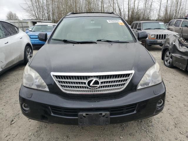 JTJHW31U382861402 - 2008 LEXUS RX 400H BLACK photo 5