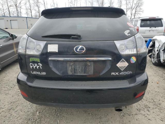 JTJHW31U382861402 - 2008 LEXUS RX 400H BLACK photo 6