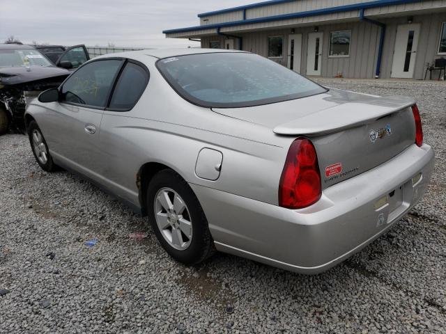 2G1WJ15N479261173 - 2007 CHEVROLET MONTE CARL LS GRAY photo 2