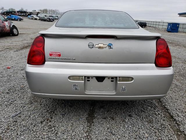 2G1WJ15N479261173 - 2007 CHEVROLET MONTE CARL LS GRAY photo 6