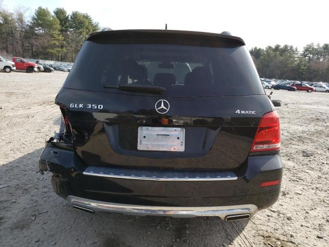 WDCGG8JBXDG105757 - 2013 MERCEDES-BENZ GLK 350 4MATIC BLACK photo 6