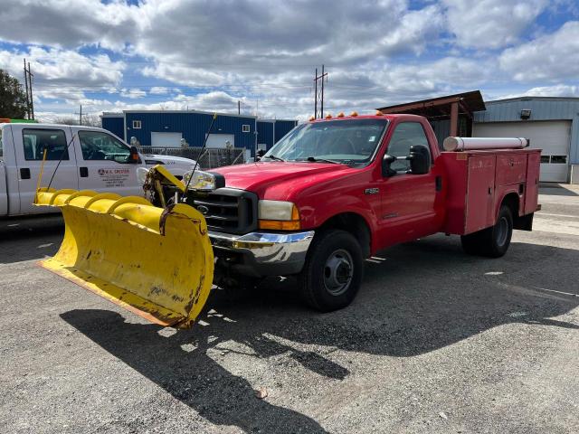 1FDWF37F3XED92601 - 1999 FORD F350 SUPER DUTY RED photo 2