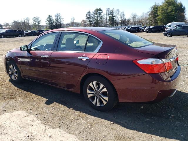 1HGCR2F35DA266339 - 2013 HONDA ACCORD LX MAROON photo 2