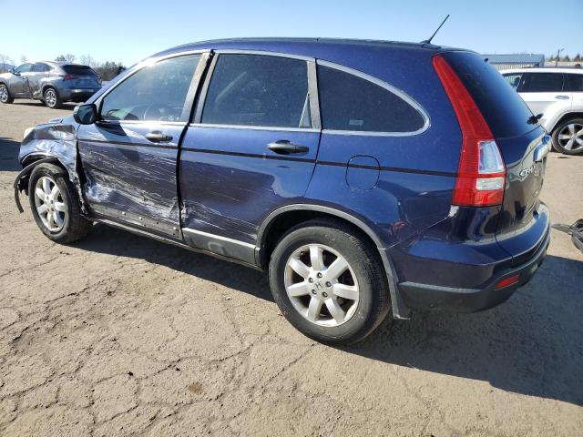 5J6RE48528L013143 - 2008 HONDA CR-V EX BLUE photo 2