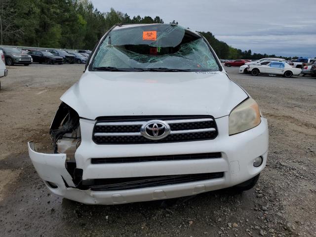 JTMZD31V075059487 - 2007 TOYOTA RAV4 LIMITED WHITE photo 5