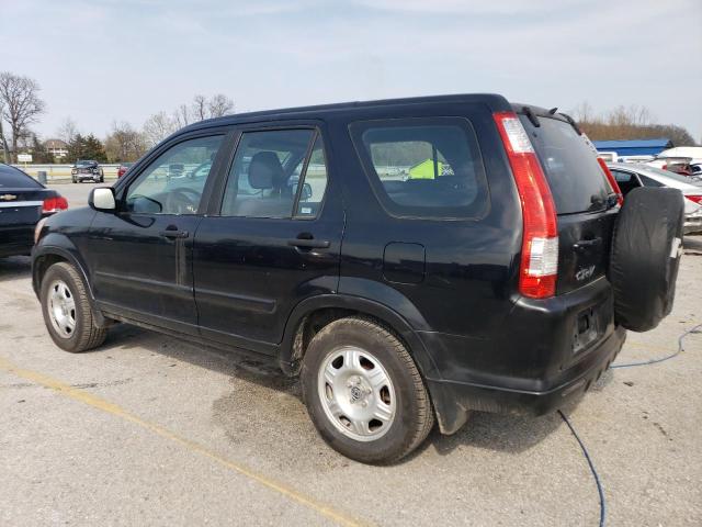 SHSRD68535U305315 - 2005 HONDA CR-V LX BLACK photo 2