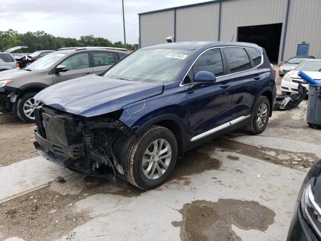 5NMS23AD1LH240491 - 2020 HYUNDAI SANTA FE SE BLUE photo 1