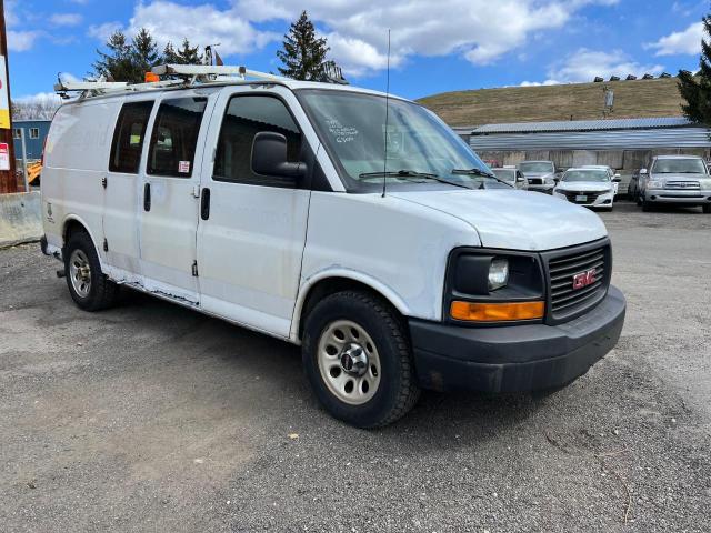 1GTUHAD43A1142433 - 2010 GMC SAVANA G1500 WHITE photo 1