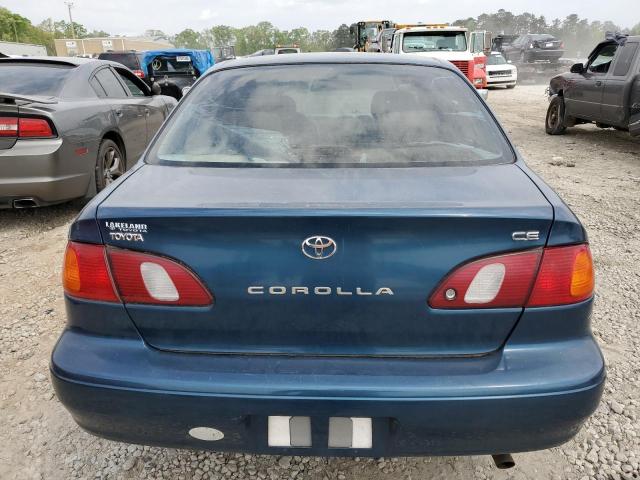 2T1BR12E1YC333872 - 2000 TOYOTA COROLLA VE BLUE photo 6