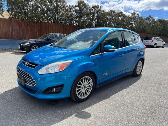 1FADP5CU9EL517852 - 2014 FORD C-MAX PREMIUM BLUE photo 2