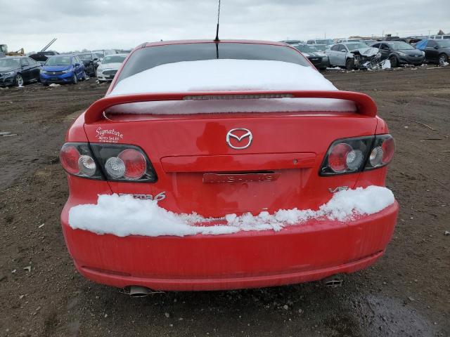 1YVHP80D385M05441 - 2008 MAZDA 6 S RED photo 6