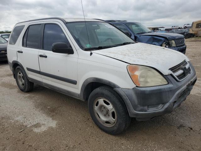 JHLRD68452C023610 - 2002 HONDA CR-V LX WHITE photo 4