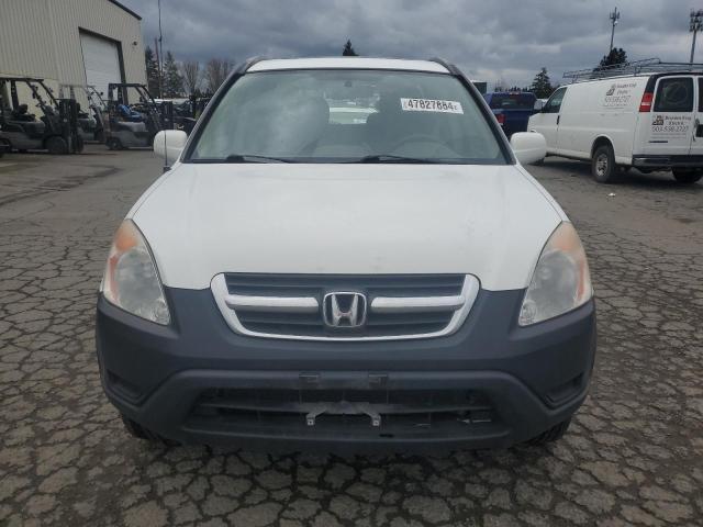 JHLRD78872C024718 - 2002 HONDA CR-V EX WHITE photo 5