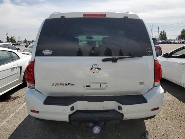 5N1AA0NDXEN608806 - 2014 NISSAN ARMADA SV WHITE photo 6