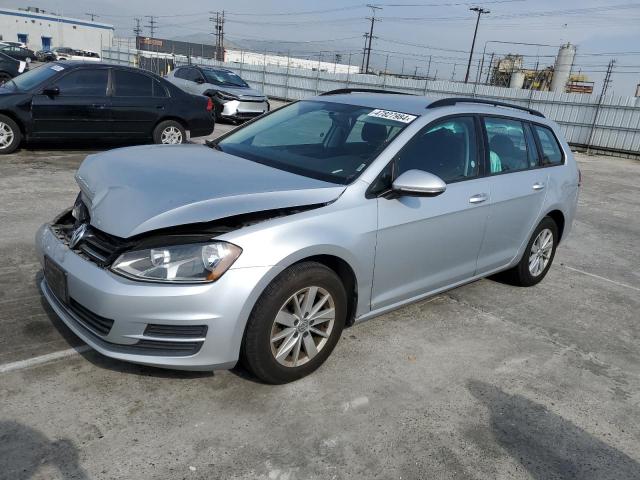 3VWC17AU9HM532132 - 2017 VOLKSWAGEN GOLF SPORT S SILVER photo 1