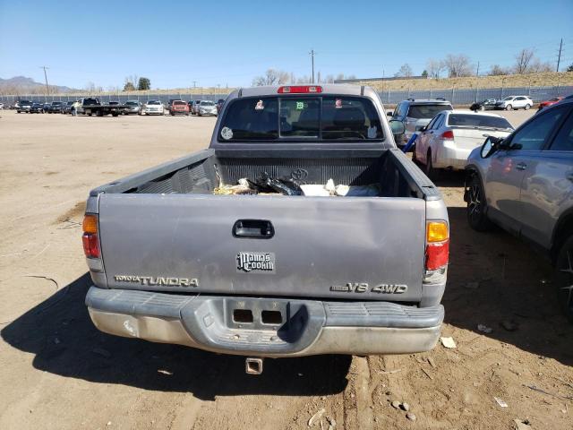 5TBBT44171S145280 - 2001 TOYOTA TUNDRA ACCESS CAB GRAY photo 6