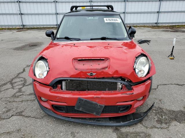 WMWSV3C50BTY12495 - 2011 MINI COOPER S RED photo 5