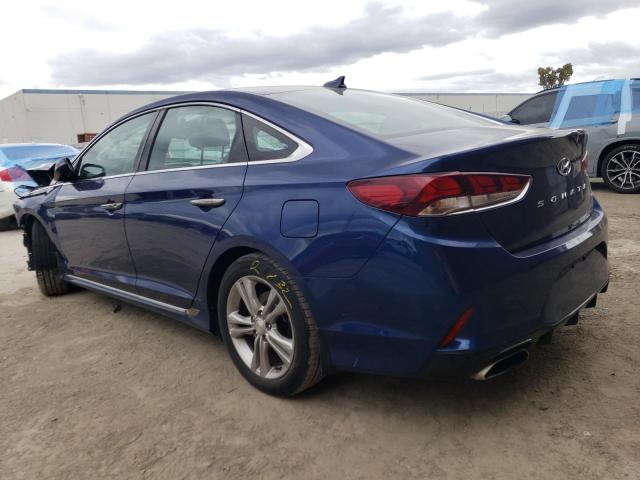 5NPE34AF6KH785864 - 2019 HYUNDAI SONATA LIMITED BLUE photo 2