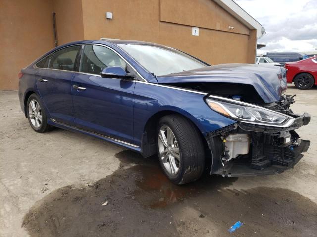 5NPE34AF6KH785864 - 2019 HYUNDAI SONATA LIMITED BLUE photo 4