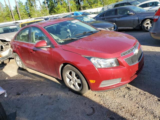 1G1PF5SC8C7391579 - 2012 CHEVROLET CRUZE LT RED photo 4