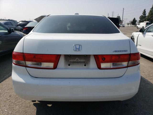 1HGCM665X4A051109 - 2004 HONDA ACCORD EX WHITE photo 6