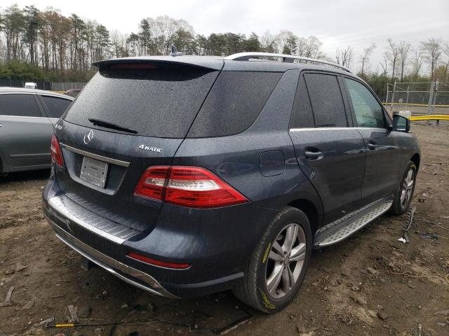 4JGDA5HB7EA273709 - 2014 MERCEDES-BENZ ML 350 4MATIC GRAY photo 3