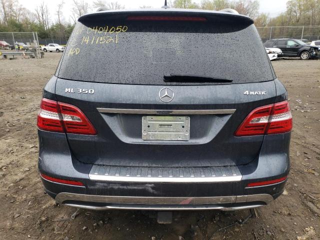 4JGDA5HB7EA273709 - 2014 MERCEDES-BENZ ML 350 4MATIC GRAY photo 6