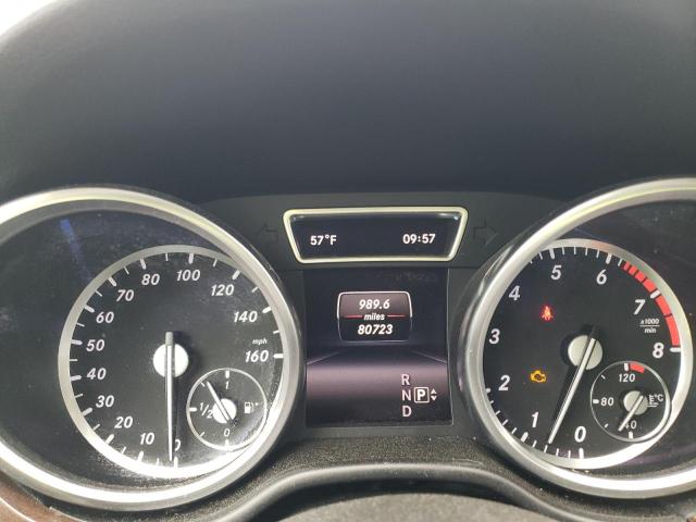 4JGDA5HB7EA273709 - 2014 MERCEDES-BENZ ML 350 4MATIC GRAY photo 9