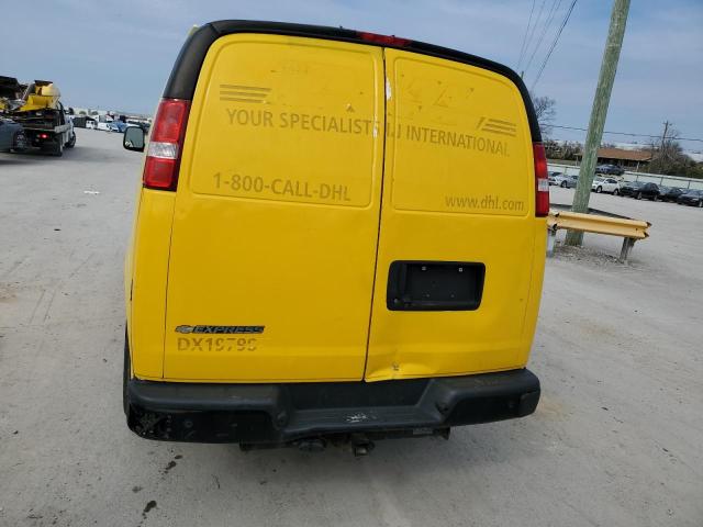 1GCWGAFG9K1330765 - 2019 CHEVROLET EXPRESS G2 YELLOW photo 6