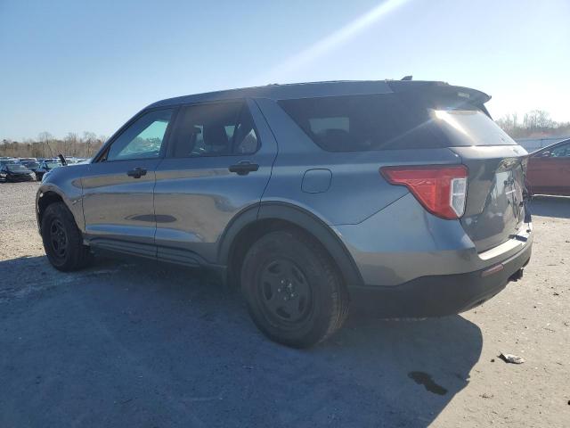 1FM5K8AC3MNA12705 - 2021 FORD EXPLORER POLICE INTERCEPTOR GRAY photo 2