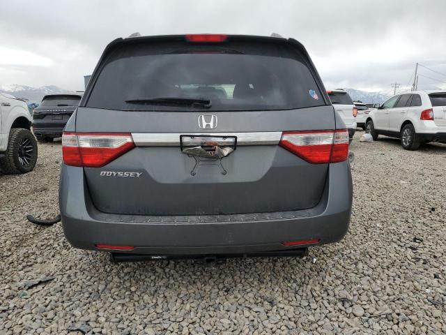 5FNRL5H64DB040755 - 2013 HONDA ODYSSEY EXL GRAY photo 6