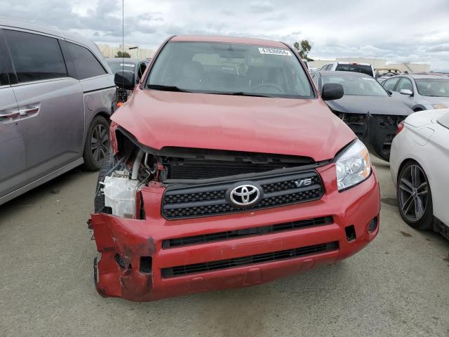 JTMZK33V186010104 - 2008 TOYOTA RAV4 RED photo 5