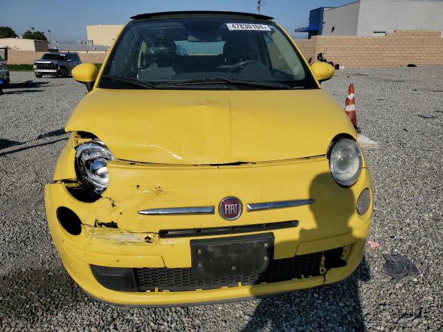 3C3CFFDR5DT739949 - 2013 FIAT 500 POP YELLOW photo 5