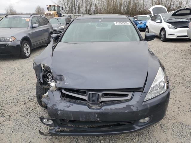 1HGCM66525A009664 - 2005 HONDA ACCORD EX GRAY photo 5