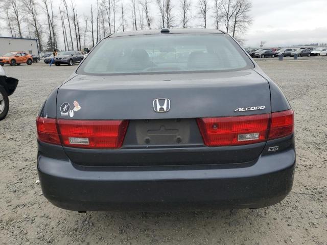 1HGCM66525A009664 - 2005 HONDA ACCORD EX GRAY photo 6