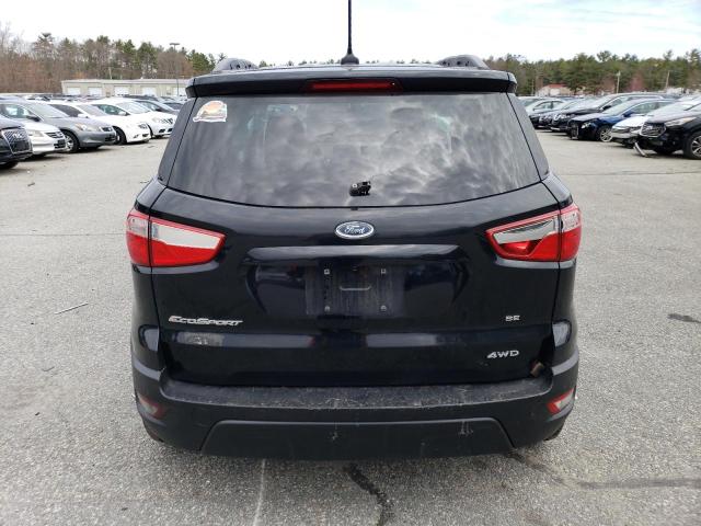 MAJ6P1UL3JC203874 - 2018 FORD ECOSPORT SE Negro foto 6